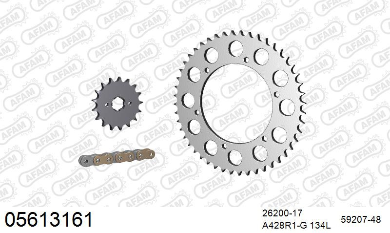 Zestaw napędowy AFAM do GILERA 125 Coguar