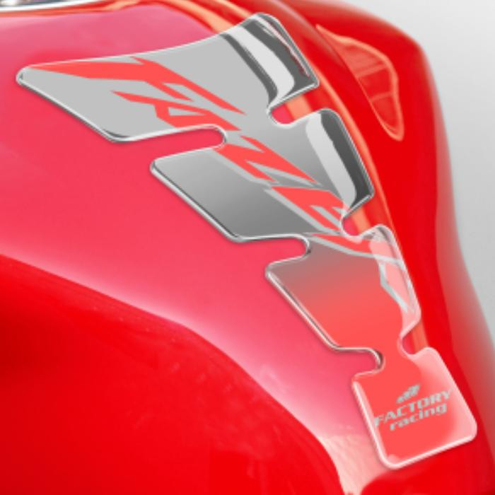 ONEDESIGN Tankpad Spirit shape logo Fazer srebrny/transparentny