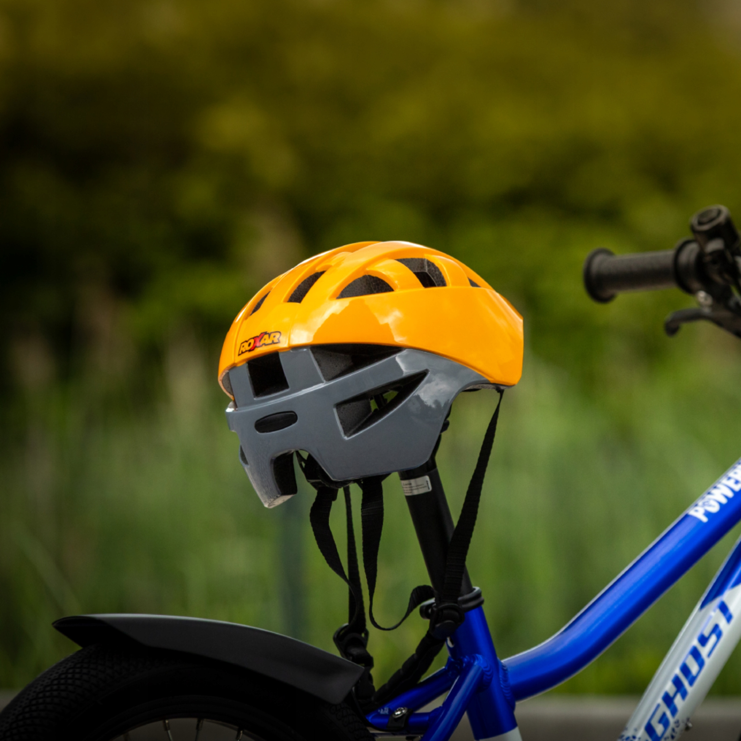 Kask rowerowy dziecięcy ROXAR KID pomarańczowy