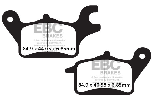 EBC Brakes Klocki hamulcowe EBC SFA625 skuterowe (kpl. na 1 tarcze)