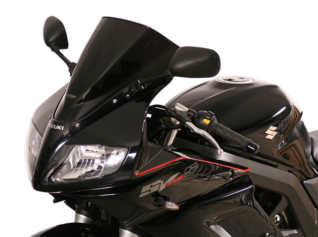 Szyba motocyklowa MRA SUZUKI SV 650 S WVBY 2003-, forma R, bezbarwna
