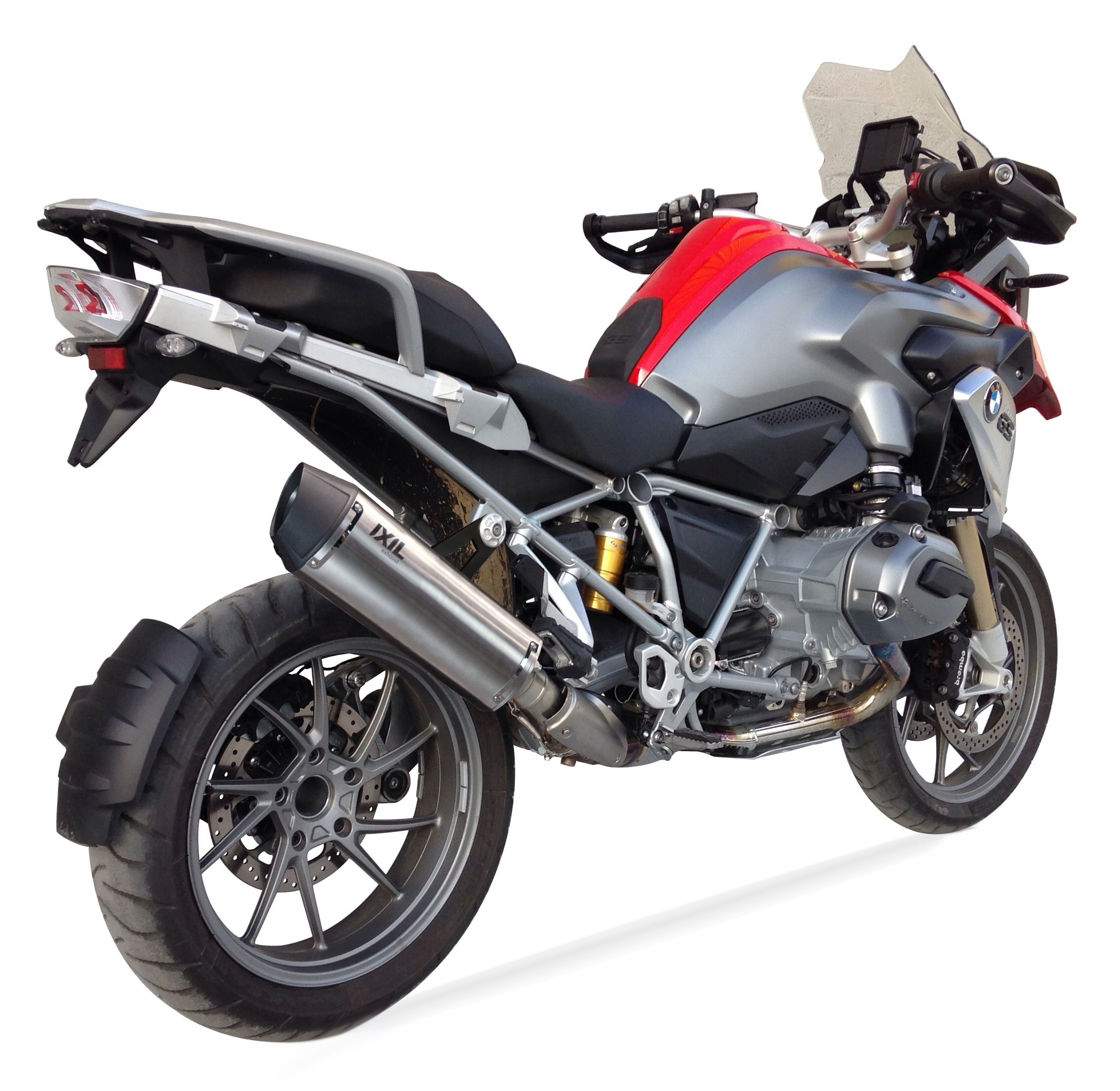 Tłumik IXIL BMW R 1200 GS 13-15 (R12W) typ SOVE (waga: 3000g, długość: 423 mm., materiał: Inox AISI304, kolor: Black painted) SL