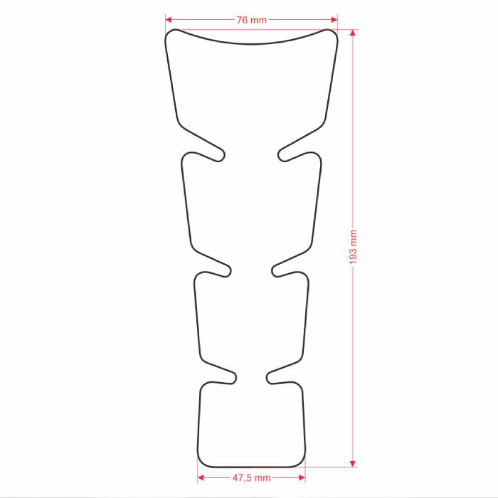 ONEDESIGN Tankpad SLIM transparentny
