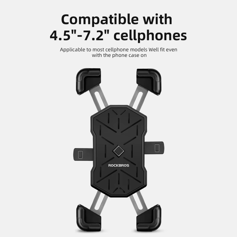 Uchwyt rowerowy / motocyklowy na telefon ROCKBROS do 7,2" (25210030001)