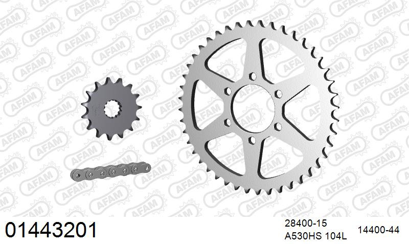 Zestaw napędowy AFAM do SUZUKI GSX 400 E T,X,Z