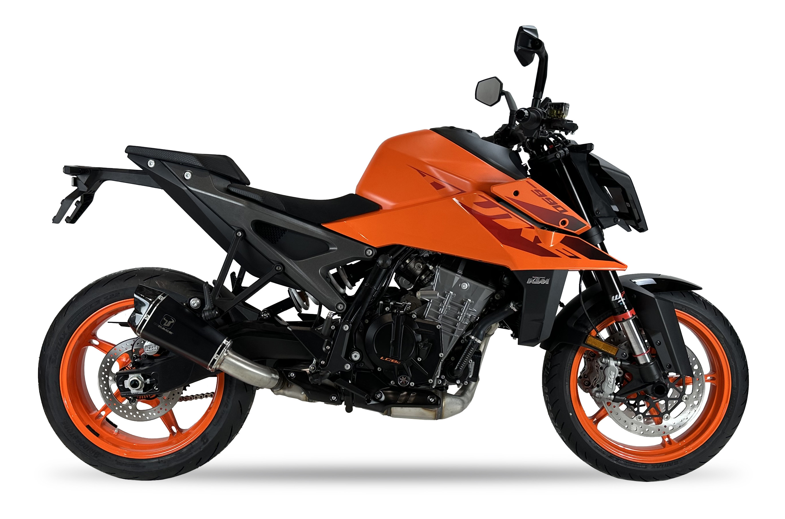 Tłumik IXRACE KTM 990 DUKE 2024 (KTM R2 DK) typ M8 BLACK SERIES (Homologacja)