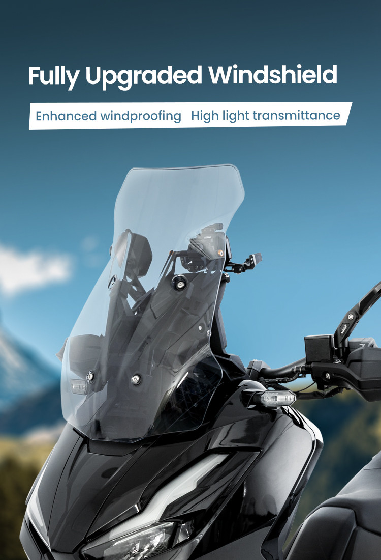 LOBOO Osłona reflektora przezroczysta do HONDA ADV350(2025-), belka 12mm
