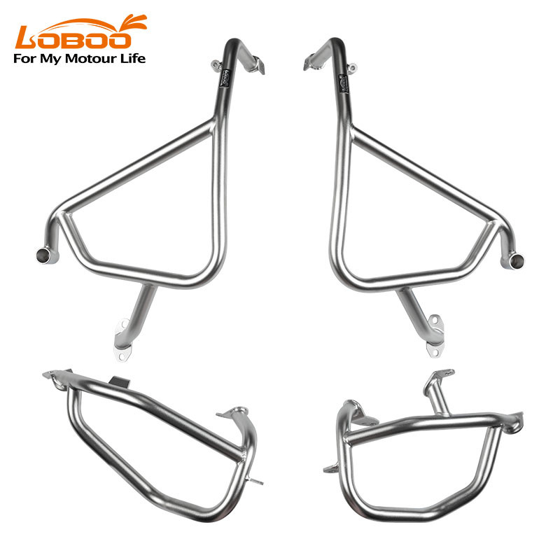 LOBOO Gmole do motocykla BMW F850GS (2023-) srebrne