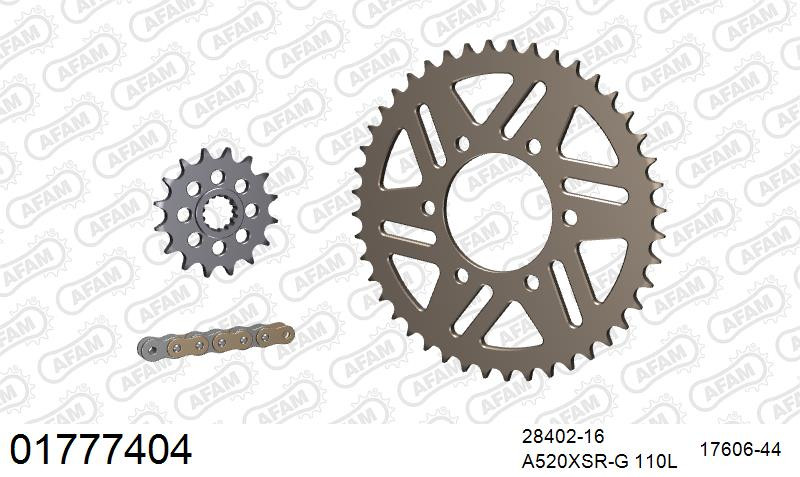 Zestaw napędowy AFAM do KAWASAKI ZXR 750 L1,L2,L3