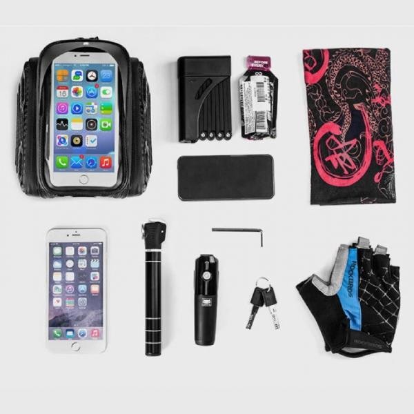 Sakwa, torba rowerowa na ramę z pokrowcem na telefon do 6,2" ROCKBROS RB.BAG008 1,5 L