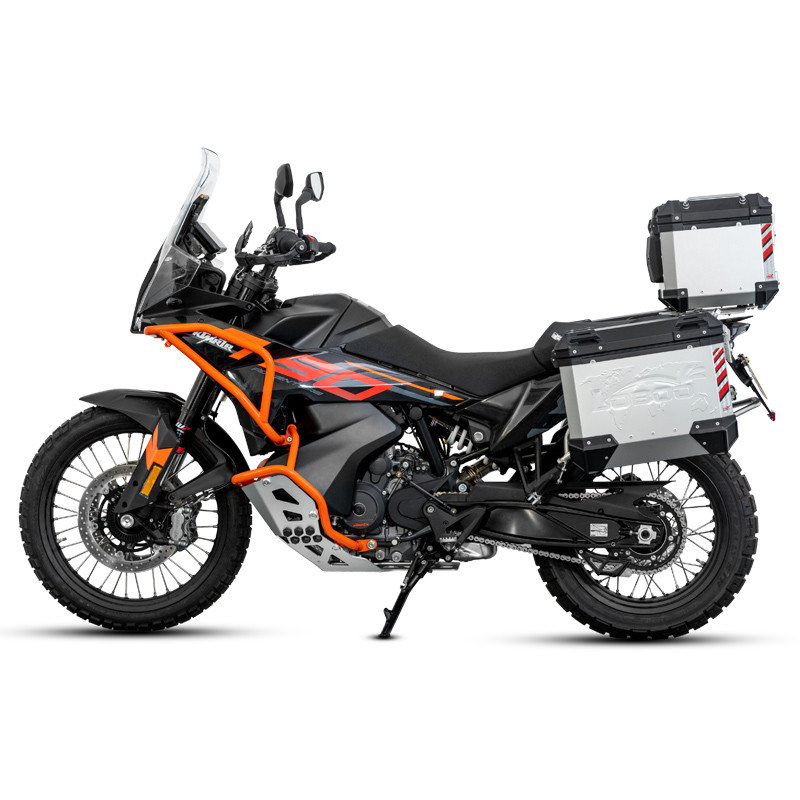LOBOO Gmole dolne i osłony silnika do KTM 790 Adventure (2024-) KTM 890 Adventure (2023-) pomarańczowe