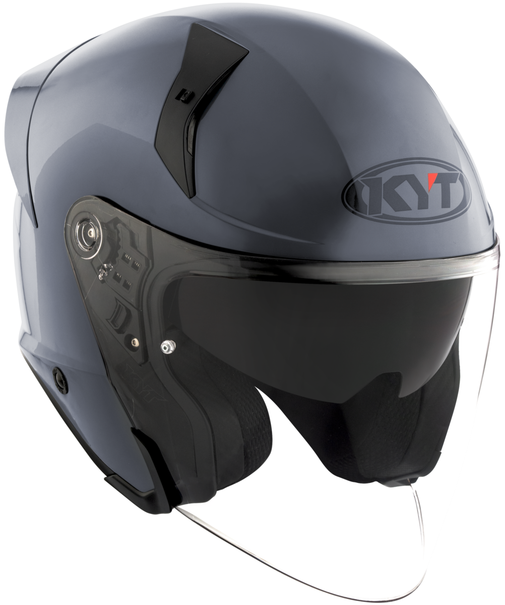 Kask Motocyklowy KYT TTR-JET połysk szary ECE/ONU 22-06