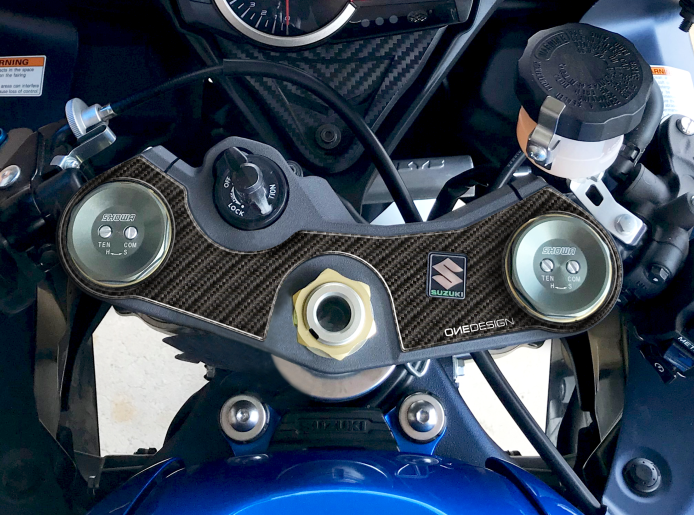 ONEDESIGN Naklejka na półkę kierownicy SUZUKI GSXR 600 2006-2016 / GSXR 750 2006-2017