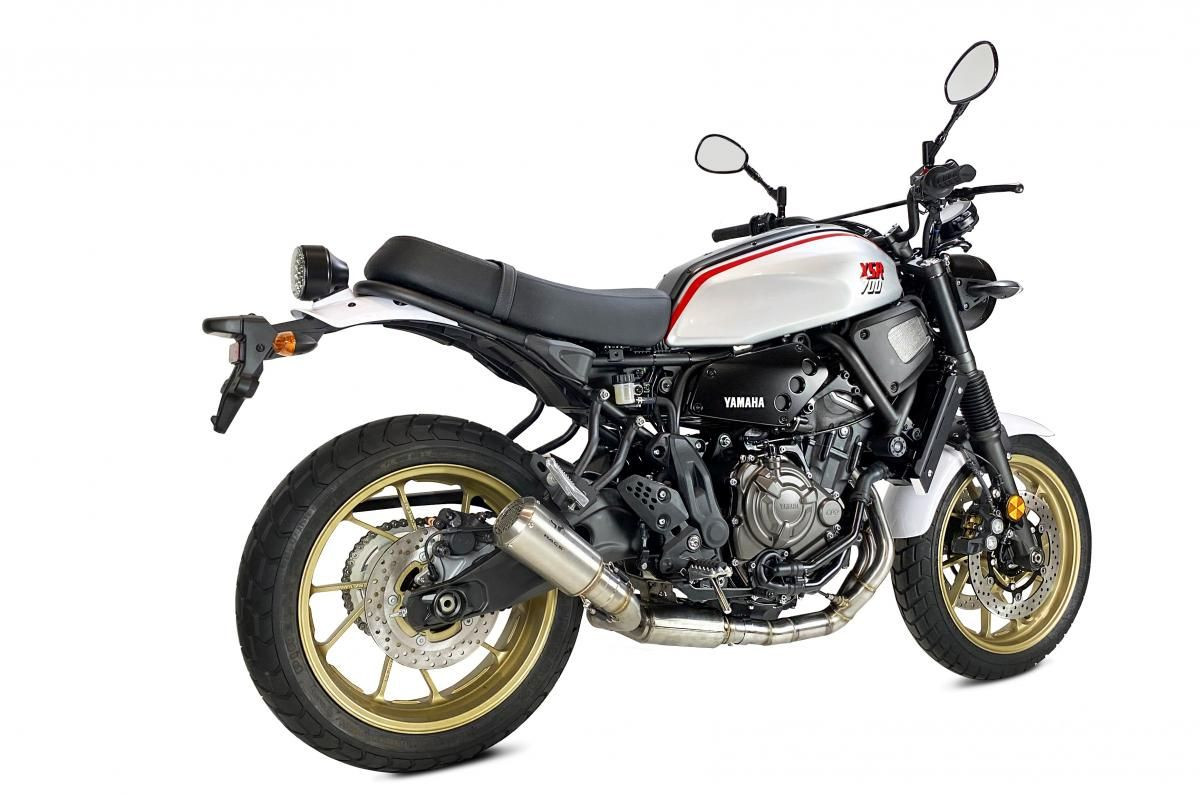 Tłumik IXRACE YAMAHA XSR 700 16-20 (RM11 RM12) FULL SYSTEM WITH CAT. typ MK2 MK2 SERIES INOX (Homologacja)
