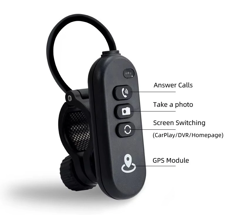 Ekran nawigacyjny do motocykla z kamerami NAVTICA Nomad Plus DVR, 6,25 cali, CarPlay, Android Auto