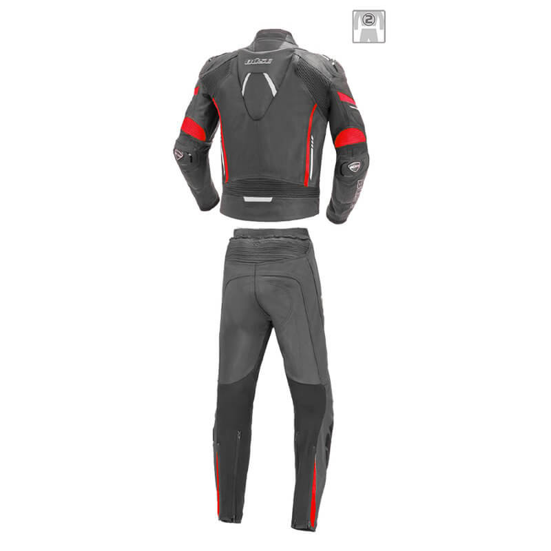 Kombinezon motocyklowy męski BUSE Imola czarno-czerwony 102502