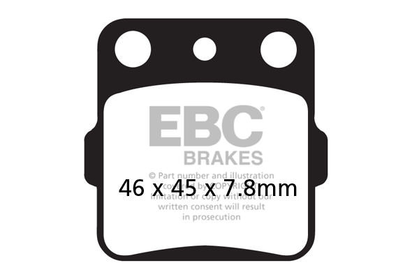 EBC Brakes Klocki hamulcowe EBC MXS084 off-road wyczynowe (kpl. na 1 tarcze)