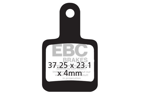 CFA391 - Klocki hamulcowe rowerowe (organiczne) EBC Brakes