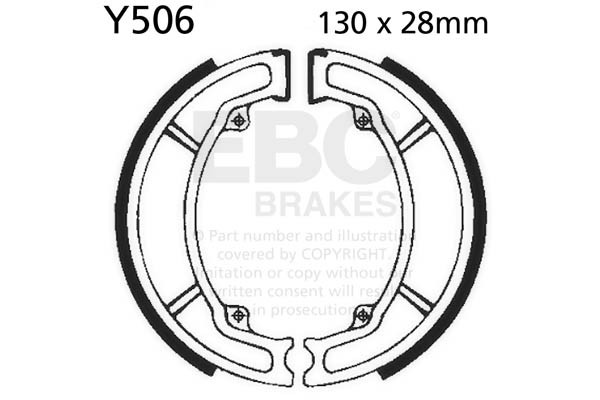 EBC Brakes Szczęki hamulcowe EBC Y506 (1 kpl.)