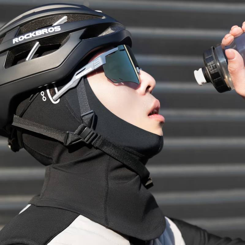 Kominiarka motocyklowa maska balaclava dopasowana na twarz czarna ROCKBROS