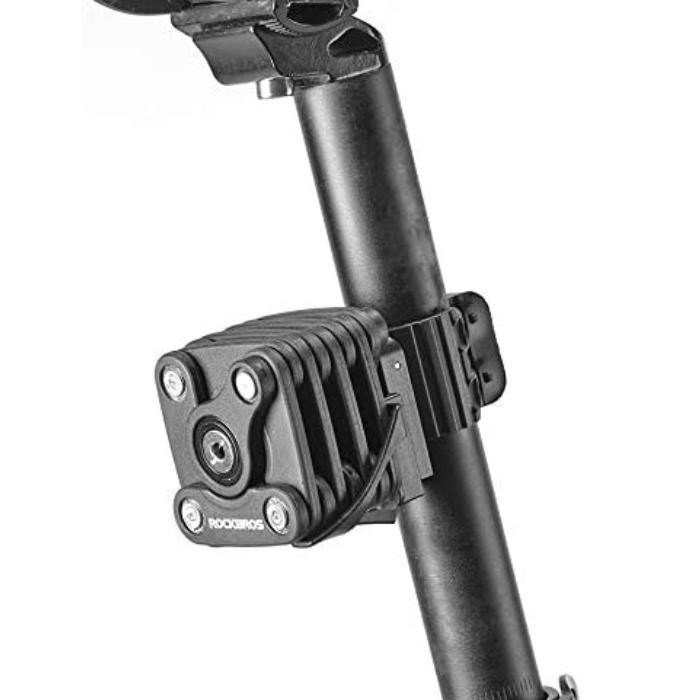 Zabezpieczenie rowerowe składane ROCKBROS (WD795) czarne, hartowana stal