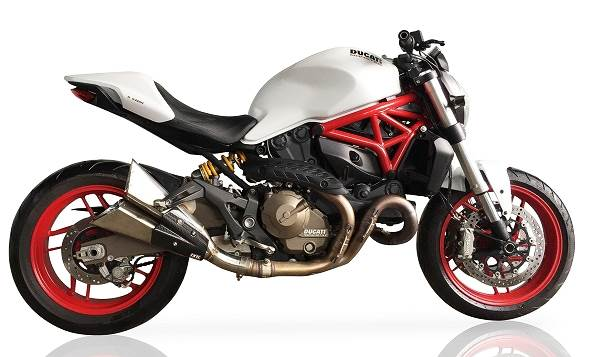 Tłumik IXIL DUCATI M 821 MONSTER 14-16 (M6) typ X55SP (waga: 3200g, długość: 330 mm., materiał: Inox AISI304, kolor: Bright chro