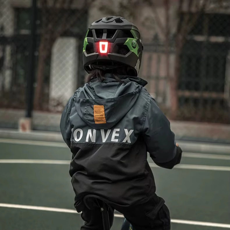 Kask dziecięcy z odpinaną osłoną podbródka FULL FACE off-road Rockbros TS-61 Green