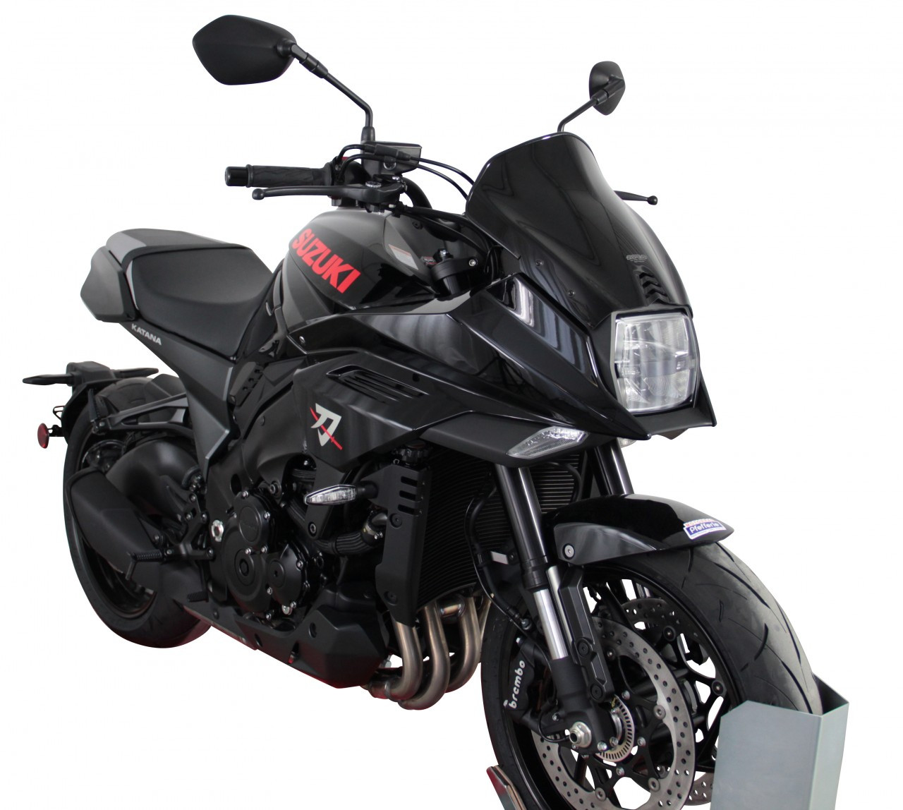 Szyba motocyklowa MRA SUZUKI GSX-S 1000 S KATANA 2019-, forma S, czarna