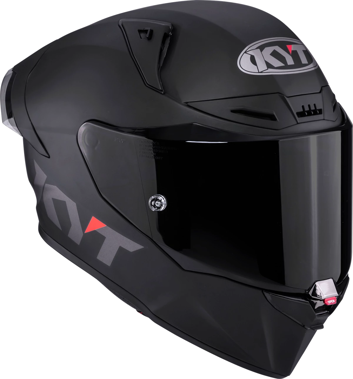 Kask motocyklowy KYT R1R CZARNY MATT E06