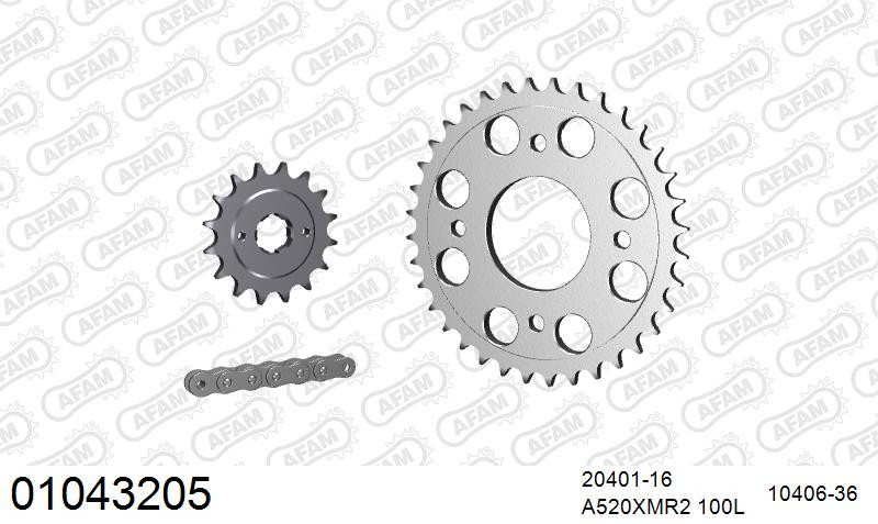 Zestaw napędowy AFAM do HONDA CB 400 N B,C,D