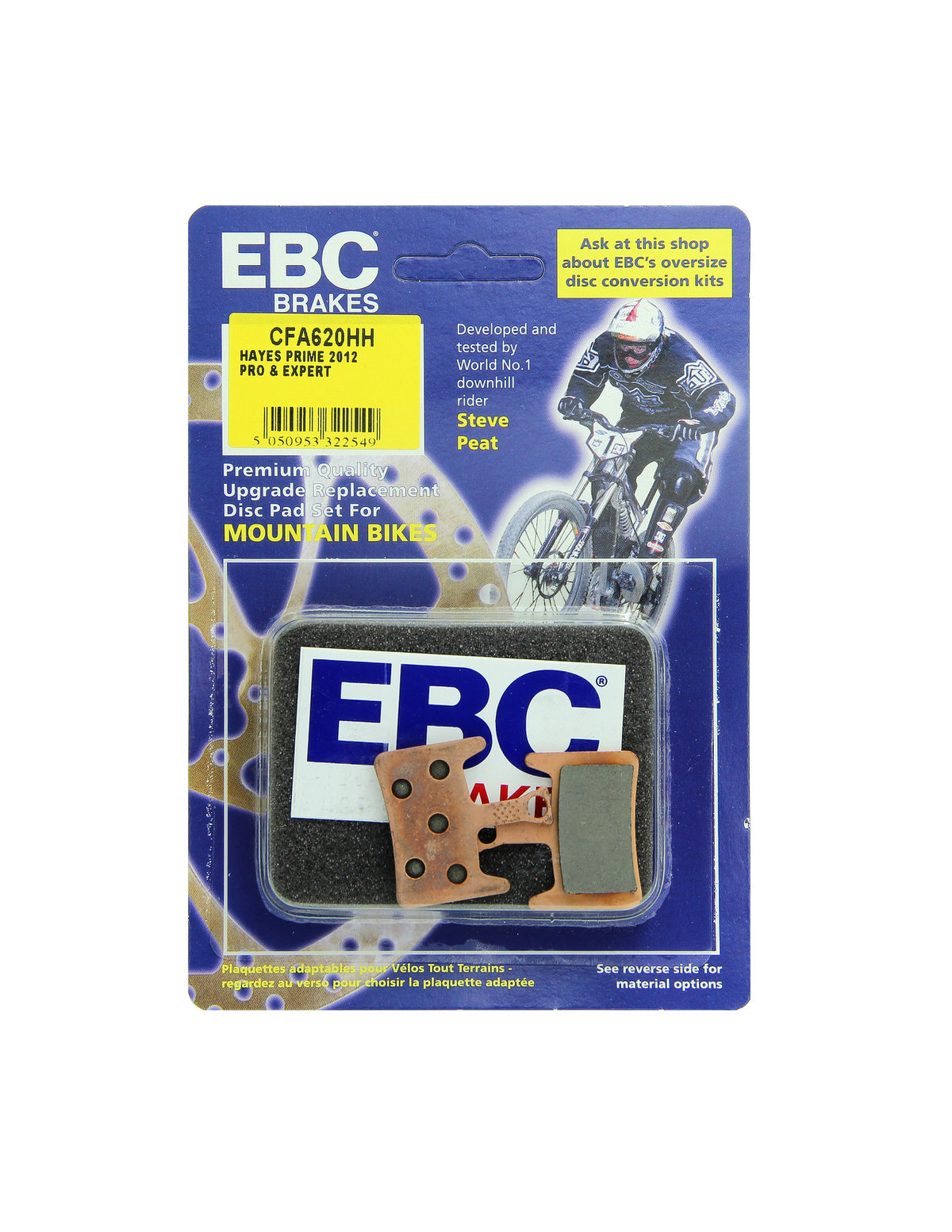 CFA620HH - Klocki hamulcowe rowerowe (spiekane) EBC Brakes