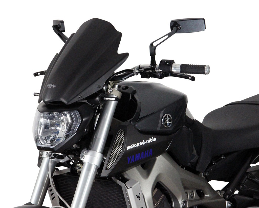 Szyba motocyklowa MRA YAMAHA MT-09 2014-2016, forma NRN, bezbarwna