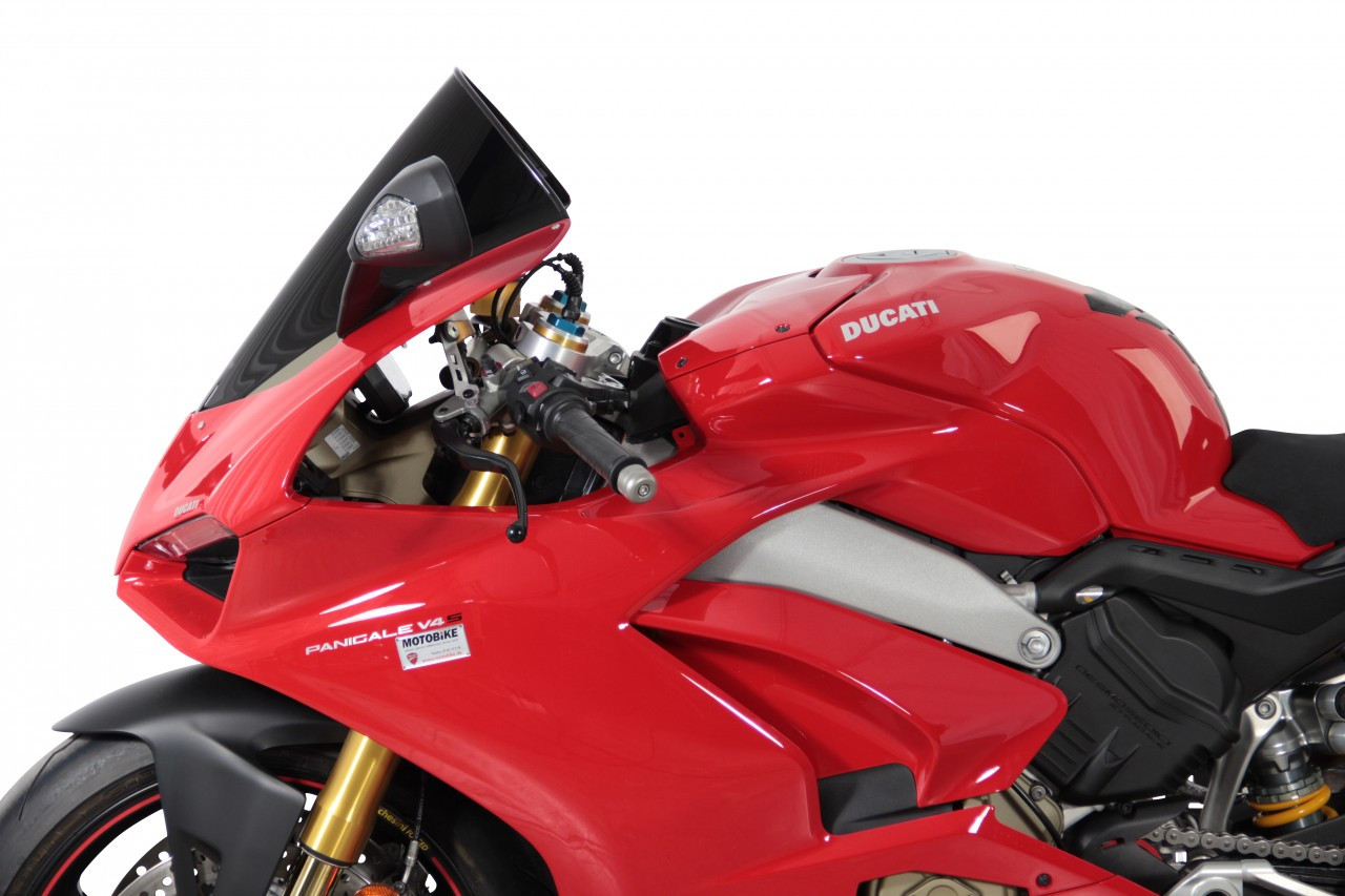 Szyba motocyklowa MRA DUCATI PANIGALE V2 2020-2024, forma R, czarna