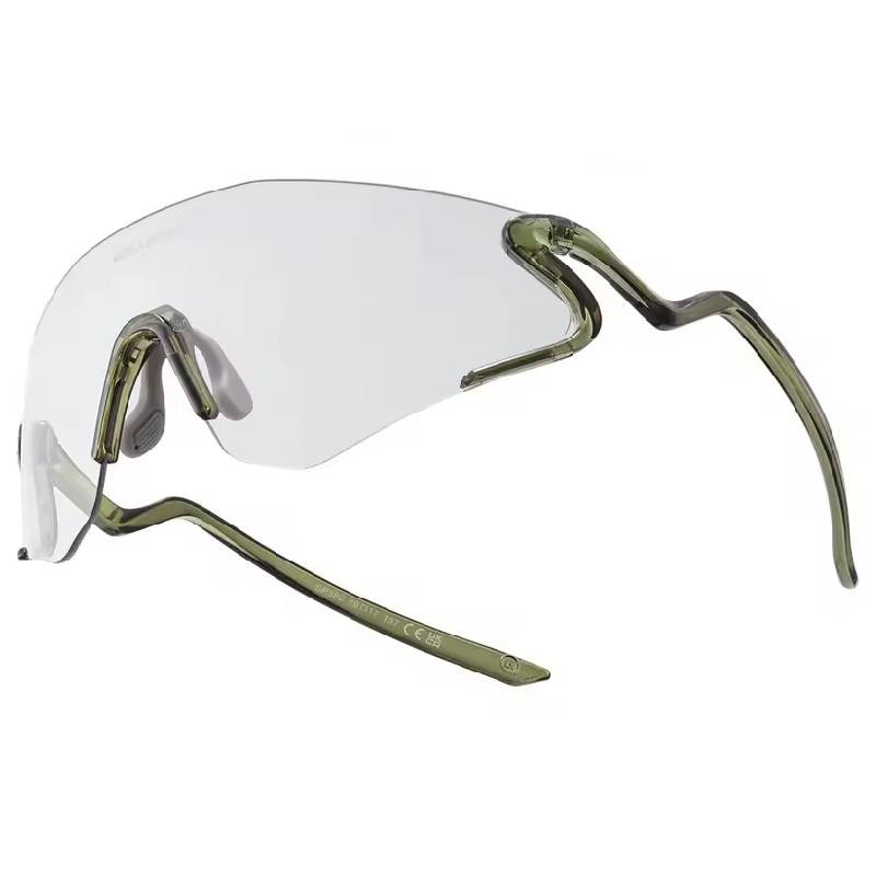 Okulary rowerowe, kolarskie / sportowe fotochrom ROCKBROS czarno/zielony transparentny 1412001704