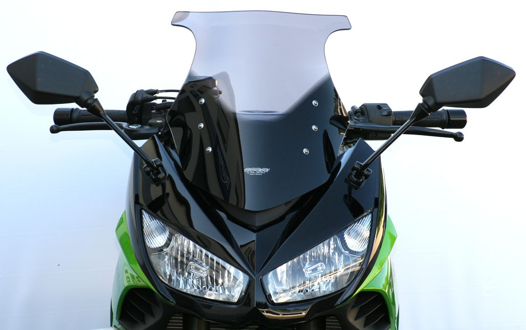 Szyba motocyklowa MRA KAWASAKI Z 1000 SX ZXT00G/ZXT00L/ZXT00M 2011-2016, forma OM, czarna