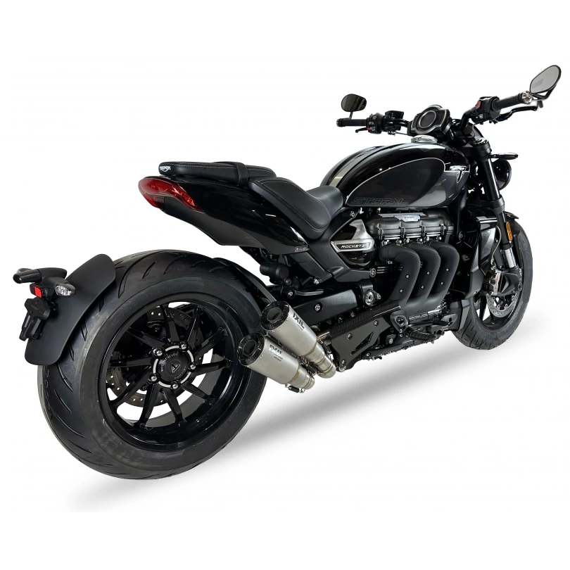 IXIL Tłumik DUAL SLIP ON (UPPER & LOWER) - RACE XTREM CARBON - TRIUMPH ROCKET 3 GT / R 25-26 (Y010)