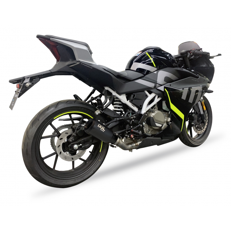 Tłumik IXIL CFMOTO 250 / 300 NK typ RB (waga: 900g, długość: 230 mm., materiał: Inox AISI304, kolor: Black painted) FULL SYSTEM