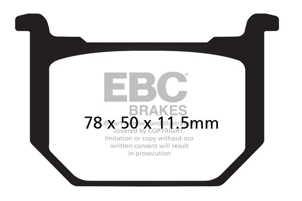 EBC Brakes Klocki hamulcowe EBC FA051 (kpl. na 1 tarcze)