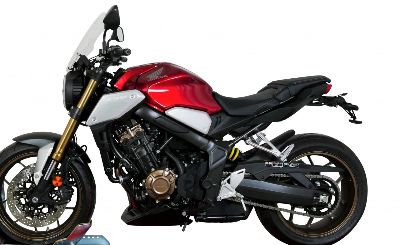 Szyba motocyklowa MRA HONDA CB 650 R 2019-2023, forma NTN, bezbarwna