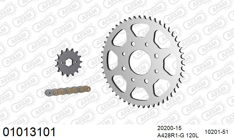 Zestaw napędowy AFAM do HONDA CT 125 C F