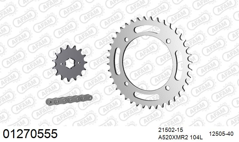 Zestaw napędowy AFAM do YAMAHA XT 600 Z Tenere, XT 600 Z Tenere Rear Drum Brake