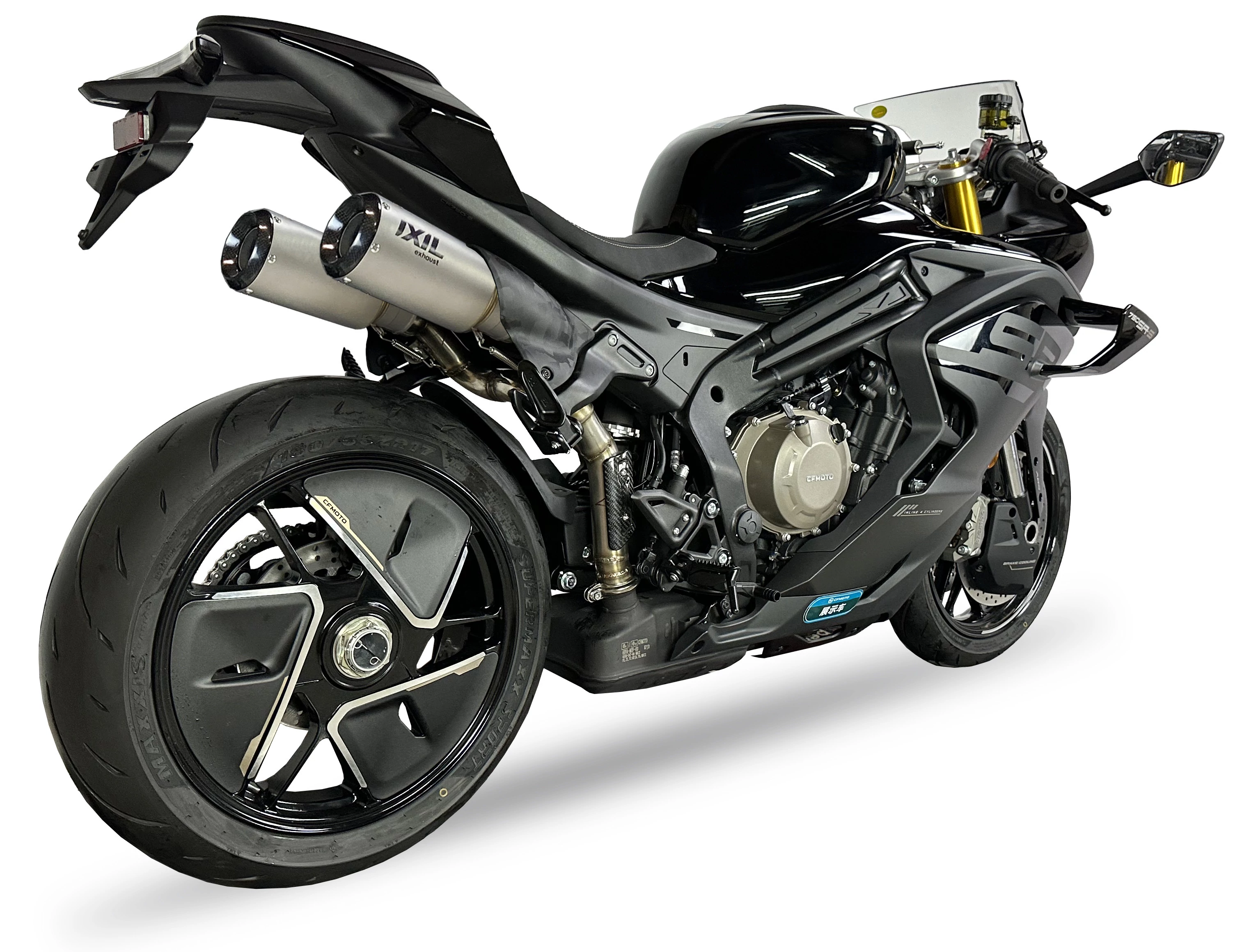 IXIL Tłumik CFMOTO 750 SR-S typ 2RC SLIP ON - DUAL RACE XTREM CARBON