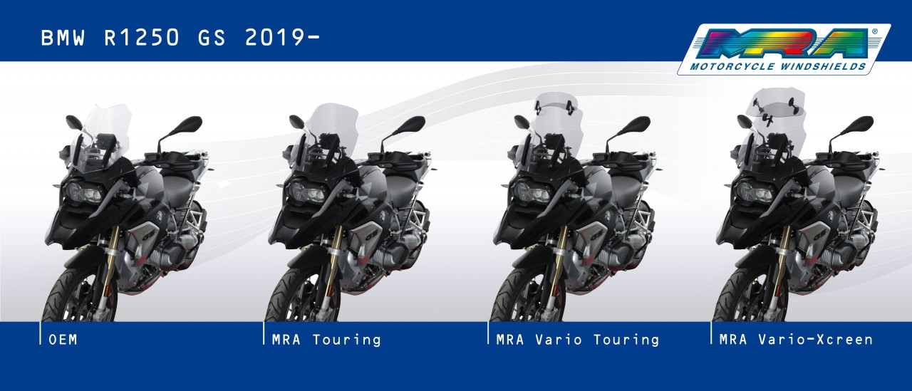 Szyba motocyklowa MRA BMW R1250GS /ADVENTURE 1G13 2019-, forma TM, przyciemniana
