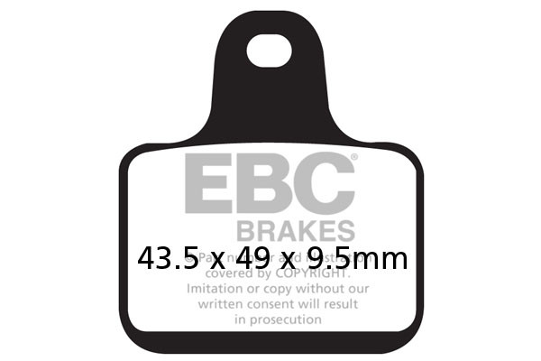 Klocki hamulcowe EBC EPFA435/4HH Extreme Pro (kpl. na 1 tarcze)