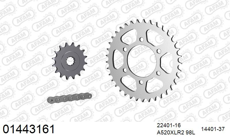 Zestaw napędowy AFAM do SUZUKI GN 400 T,X