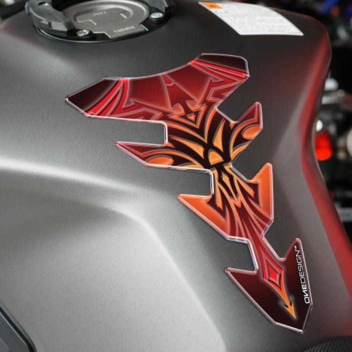 ONEDESIGN Tankpad Expression Slim Tribal czerwony