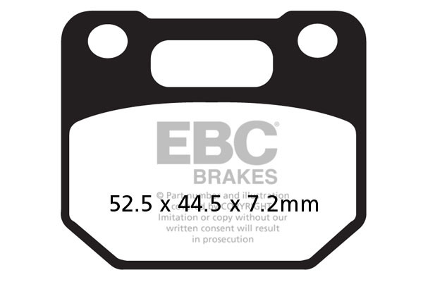 EBC Brakes Klocki hamulcowe EBC FA110 (kpl. na 1 tarcze)