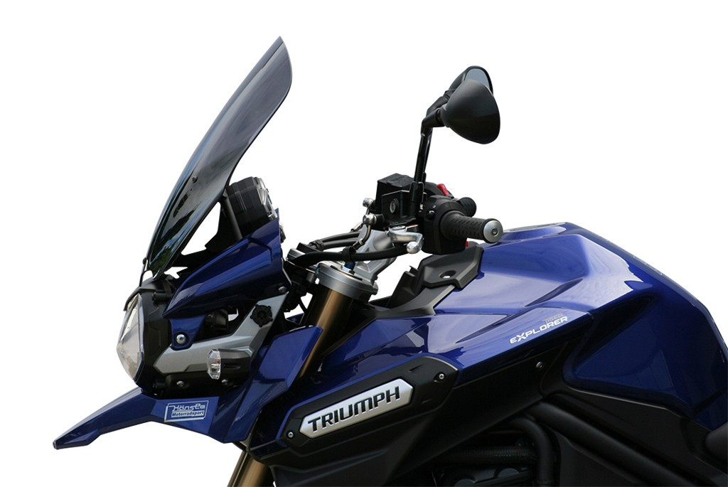 Szyba motocyklowa MRA TRIUMPH TIGER 1200 EXPLORER V13VG 2012-2015, forma T, przyciemniana