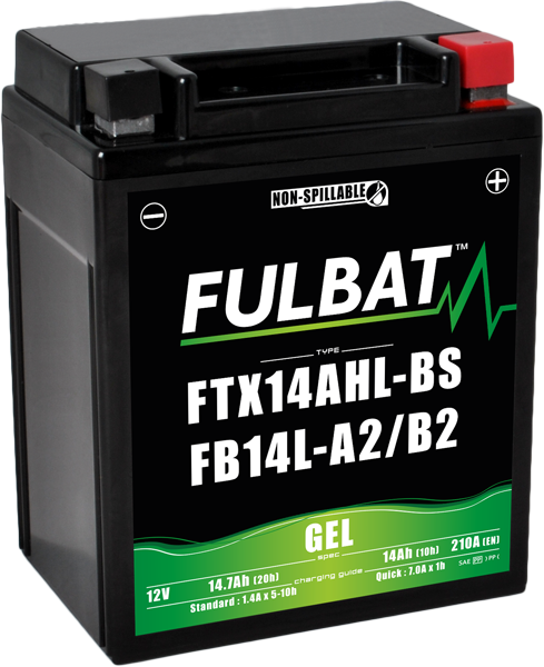 Akumulator FULBAT FUL GEL - FTX14AHL-BS / FB14L-A2 / FB14L-B2 / YTX14AHL-BS / YB14L-A2 / YB14L-B2 (Żelowy, bezobsługowy)