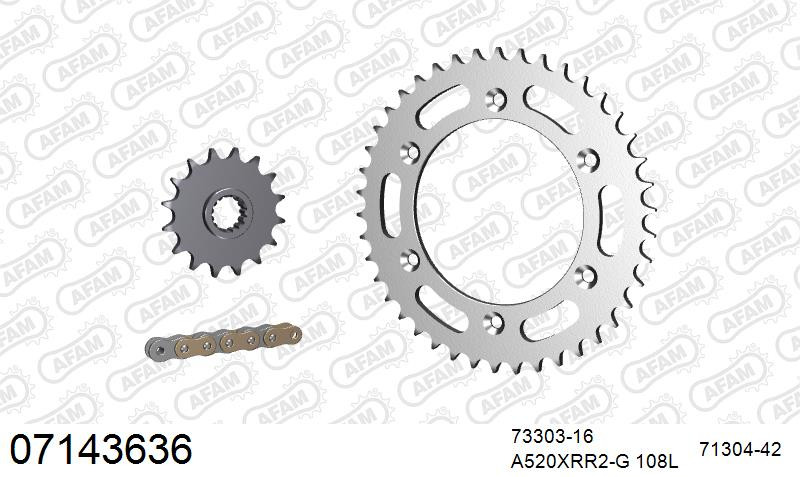 Zestaw napędowy AFAM do KTM 400 LC4 Duke
